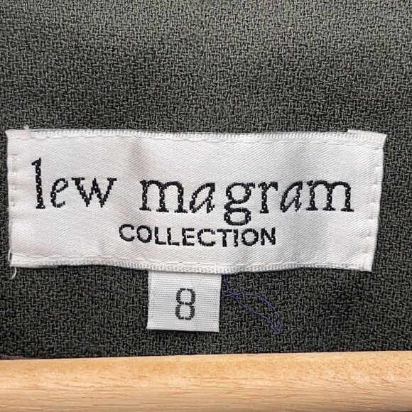 Lew Magram Size 8 90s Equestrian-Style Suit w Hi-Lo Jacket & Knee Skirt w Slit - Picture 5 of 16